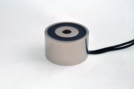 EM200-110-212 - Round Electromagnet 2 inch Dia. 110 volts DC - Holding 140 lbs.