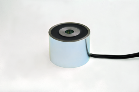 EM175-12-212 - Round Electromagnet 1.75 inch Dia. 12 volts DC - Holding 100 lbs.